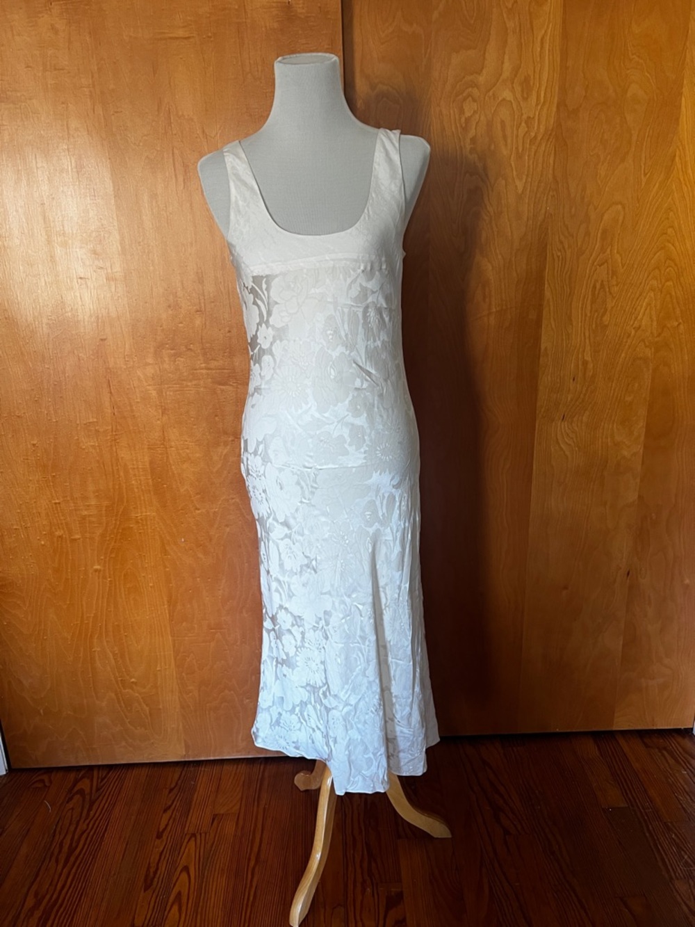 Narciso Rodriguez white silk Midi Dress